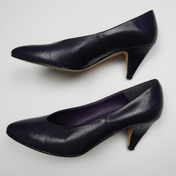 Vintage Eaton's Leather Heels - Picture 3 of 6